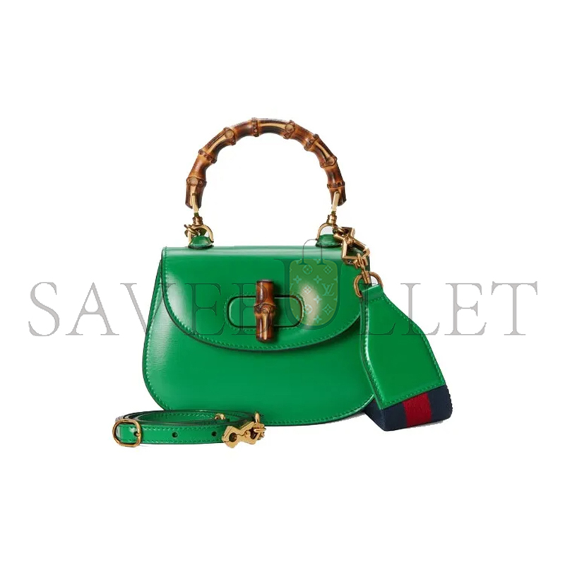 GUCCI BAMBOO 1947 MINI BAG 686864 10ODT 3384 (17*12*7.5cm）